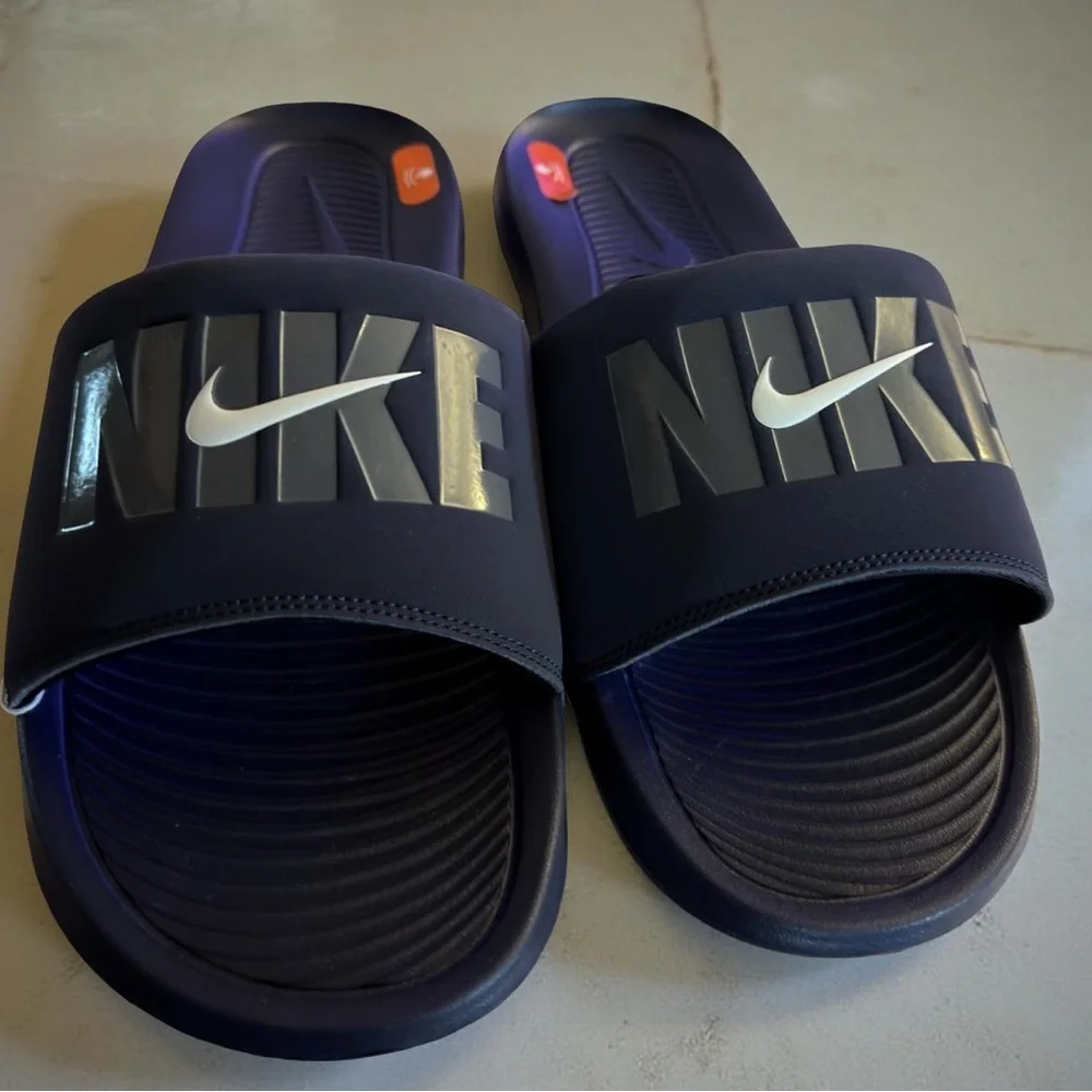 NWT Nike Unisex Mens Victori One Slide Obsidian Grey Size 14
